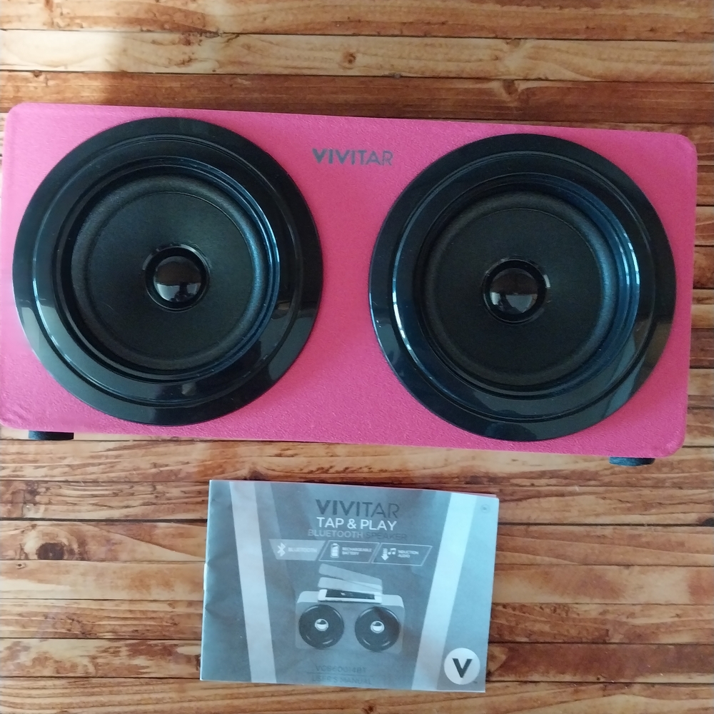 Vivitar Pink Dual Speaker System